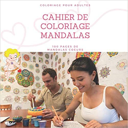 okumak Cahier de coloriage Mandalas: Coloriage pour adultes | 100 pages de Mandalas coeurs