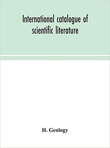 okumak International catalogue of scientific literature H.Geology