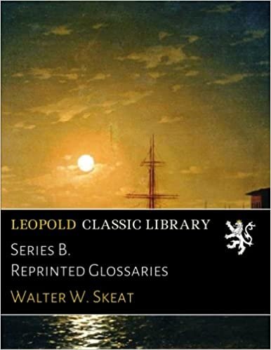 okumak Series B. Reprinted Glossaries