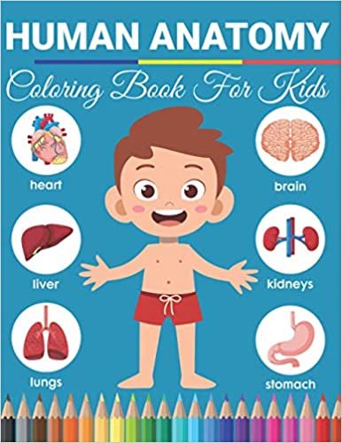 okumak Human Anatomy Coloring Book For Kids: Great Learning Workbook For kids Human Anatomy Workbook For Medical School Students kids Human Figure Anatomy Coloring Book For s Kids