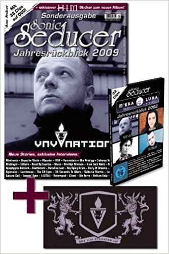 okumak Sonic Seducer Jahresrückblick 2009 Limited Edition mit exkl. Stickern von HIM und VNV Nation + DVD mit Live-Videos von VNV Nation, Blutengel &amp; Clips von Placebo, Editors, The Rasmus u.v.m.