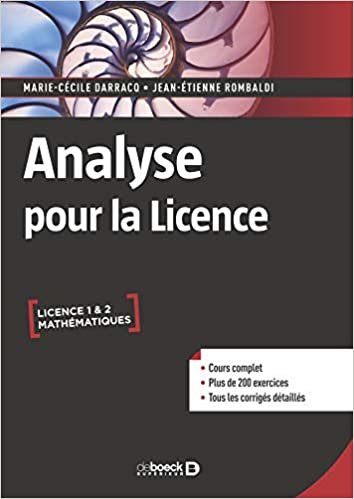 okumak Analyse pour la licence (LMD maths)