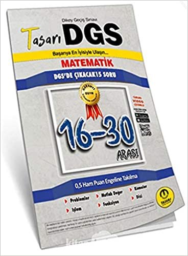 okumak DGS Matematik 16-30 Garanti Soru Kitapçığı