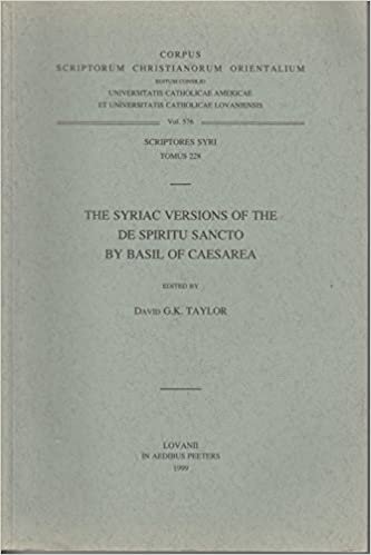 okumak The Syriac Versions of the De Spiritu Sancto by Basil of Caesarea: v. 1: T. (Corpus Scriptorum Christianorum Orientalium, Scriptores Syri)