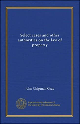 okumak Select cases and other authorities on the law of property (v.1)