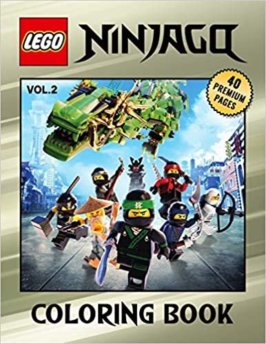 okumak Lego Ninjago Coloring Book Vol2: Great Coloring Book for Kids and Fans - 40 High Quality Images.