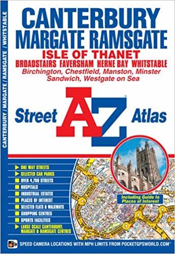 okumak Canterbury, Margate, Ramsgate &amp; Whitstable Street Atlas