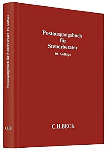 okumak Postausgangsbuch für Steuerberater (Schriften des Deutschen wissenschaftlichen Steuerinstituts der Steuerberater e.V.)