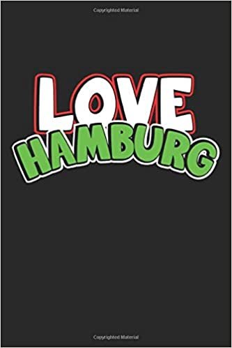 okumak Love Hamburg: Notizbuch, Notizheft, Notizblock | Geschenk-Idee für Weltenbummler &amp; Travel Fans | Karo | A5 | 120 Seiten