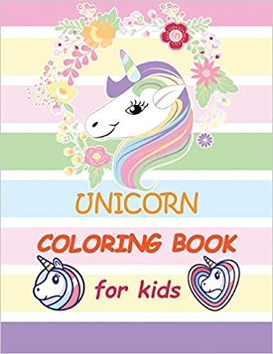 okumak UNICORN COLORING BOOK FOR KIDS: Unicorn Coloring Book for Kids and Educational Activity Books for Kids (Unicorn Books for Girls/Boys)