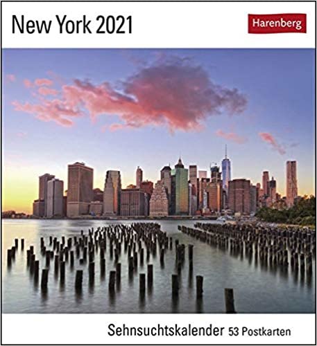 okumak New York 2021: Sehnsuchtskalender. 53 Postkarten