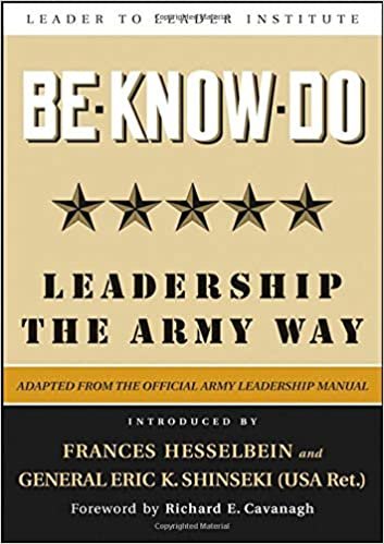 okumak Be Know Do: Leadership the Army Way Adapted from the Official Army Leadership Manual (J–B Leader to Leader Institute/PF Drucker Foundation)