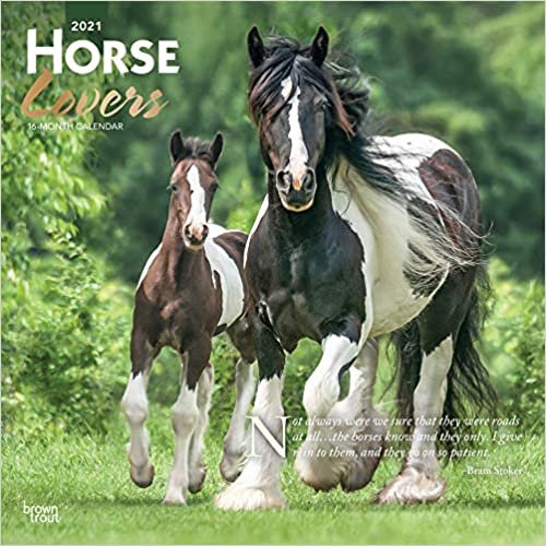 okumak Horse Lovers - Pferde 2021 - 16-Monatskalender: Original BrownTrout-Kalender [Mehrsprachig] [Kalender] (Wall-Kalender)