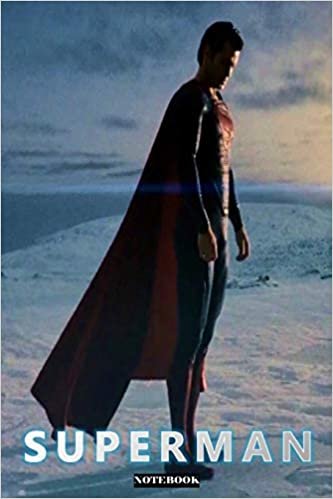 okumak Superman: Gift for DC Justice League Themed Fan Notebook Journal 6 x 9 inch