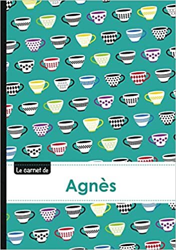 okumak Le carnet d&#39;Agnès - Lignes, 96p, A5 - Coffee Cups (Adulte)