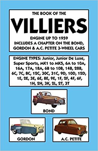 okumak BOOK OF THE VILLIERS ENGINE UP TO 1959 INCLUDES A CHAPTER ON THE BOND, GORDON &amp; A.C. PETITE 3-WHEEL CARS