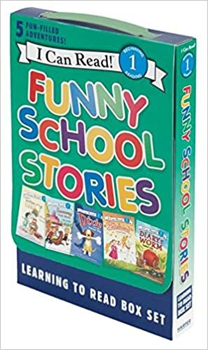 okumak Funny School Stories: Learning to Read Box Set: 5 Fun-Filled Adventures! (I Can Read Level 1)