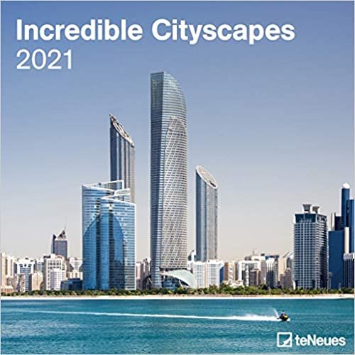 okumak Incredible Cityscapes 2021 - Wand-Kalender - Broschüren-Kalender - 30x30 - 30x60 geöffnet - Stadt-Kalender - Skyline
