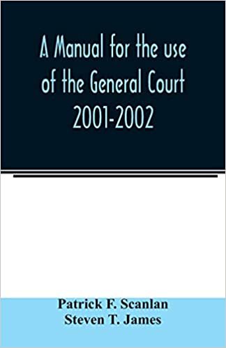 okumak A manual for the use of the General Court 2001-2002
