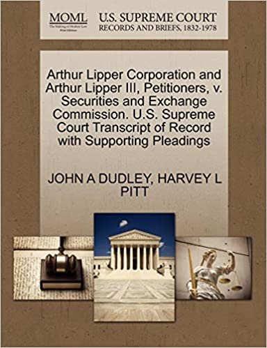 okumak Arthur Lipper Corporation and Arthur Lipper III, Petitioners, v. Securities and Exchange Commission. U.S. Supreme Court Transcript of Record with Supporting Pleadings