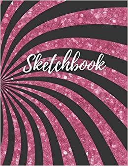 okumak Magenta Pink Sunshine Style Glitter Sketchbook: 8.5&quot;X11&quot; 100 Blank Page Unisex Magenta Pink Sunshine Style Glitter Glossy Cover Sketchbook/Magenta ... Sketchbook (Glitter Sketchbooks)