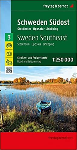 Sweden Southeast 1:250,000: Stockholm - Uppsala - Linkoping