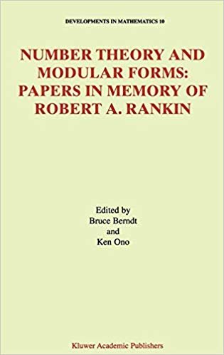 okumak Number Theory and Modular Forms: Papers in Memory of Robert A. Rankin (Developments in Mathematics)