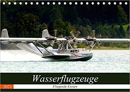 okumak Wasserflugzeuge - Fliegende Exoten (Tischkalender 2021 DIN A5 quer): Bilder dieser faszinierenden Flugzeuge (Monatskalender, 14 Seiten )