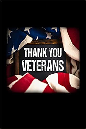 okumak Thank You Veterans: US Flag Memorial Day Appreciation Gift Notebook