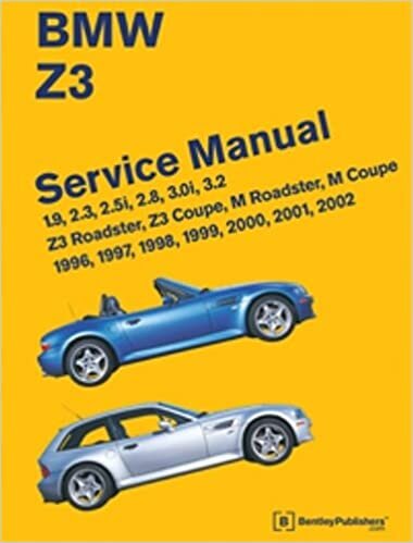 okumak BMW Z3 Service Manual: 1996, 1997, 1998, 1999, 2000, 2001, 2002: 1.9, 2.3, 2.5i, 2.8, 3.0i, 3.2 - Z3 Roadster, Z3 Coupe, M Roadster, M Coupe