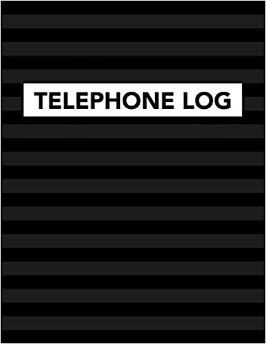 okumak Telephone Log: Track Phone Calls Messages and Voice Mails with This Unique Logbook for Business or Personal Use (Telephone Log Series)