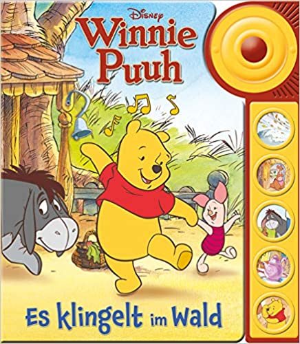 okumak Disney Winnie Puuh: Es klingelt im Wald - Soundbuch - Pappbilderbuch mit Klingelknopf und 5 lustigen Geräuschen für Kinder ab 18 Monaten