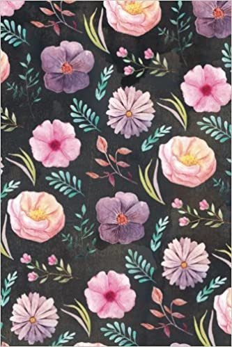 okumak Foral Journal: Blank Notebook Diary Log: Volume 34 (Florals 365 Lined)