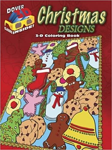 okumak 3-D Coloring Book - Christmas Designs (Dover 3-D Coloring Book)