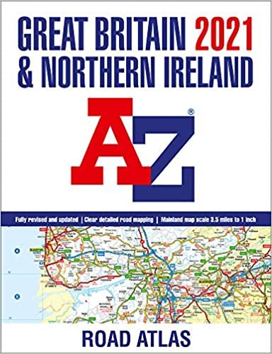 okumak Great Britain A-Z Road Atlas 2021 (A3 Paperback)