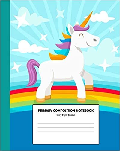okumak Primary Composition Notebook Story Paper Journal: Handwriting Book for Kids | Dotted Midline and Picture Box | Grades K-2 Composition School Exercise ... Story Pages (Unicorn Notebooks for Kids)