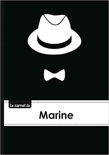 okumak Le carnet de Marine - Lignes, 96p, A5 - Chapeau et N ud papillon (Adulte)