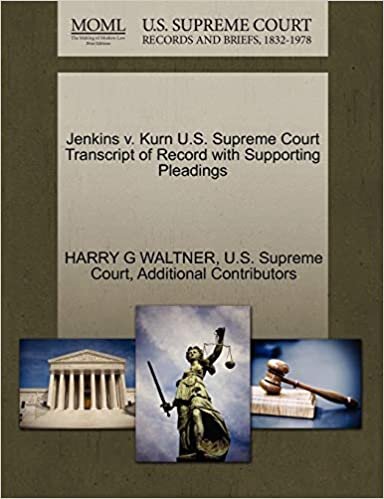 okumak Jenkins v. Kurn U.S. Supreme Court Transcript of Record with Supporting Pleadings