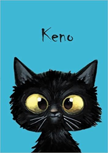 okumak Keno: Keno - Katzen - Malbuch / Notizbuch / Tagebuch: A5 - blanko