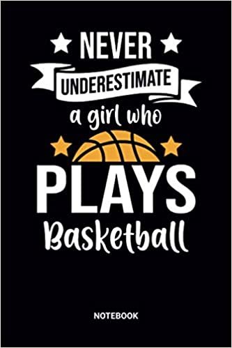 okumak Notebook: Dotted Lined Girl Basketball Notebook (6x9 inches) ideal as a Journal for High School, College and Hobby Players. Perfect as a Bball Players ... Lover. Great gift for Girls, s and Women