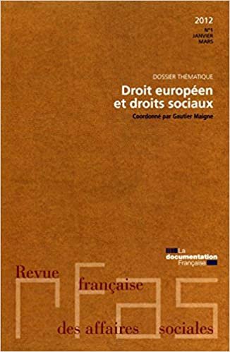okumak Droit européen et droits sociaux n°1 janvier - mars 2012 (Revue française affaires socia)