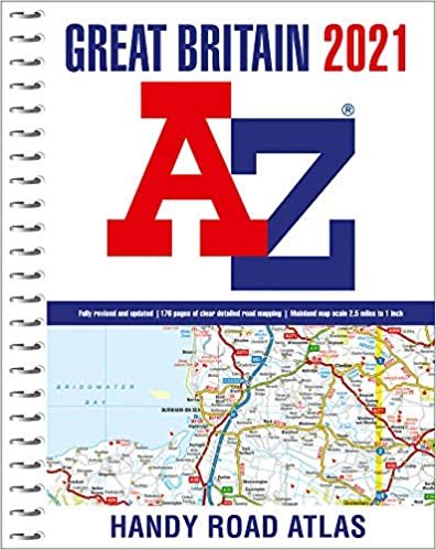 okumak Great Britain A-Z Handy Road Atlas 2021 (A5 Spiral)