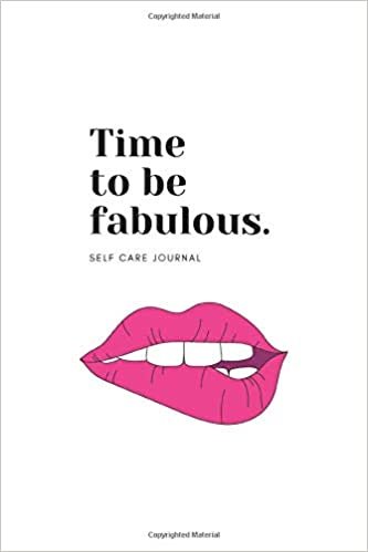 okumak Red Kiss Cover Design - Time to be fabulous, an inspirational quote - Lipstick Lovers , Lip Kiss Print on the Cover: Lined Notebook / Journal Gift, 120 Pages, 6x9, Soft Cover, Matte Finish