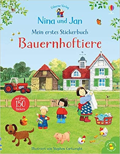 okumak Nina und Jan - Mein erstes Stickerbuch: Bauernhoftiere