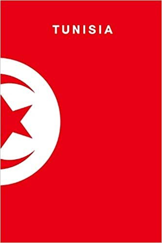 okumak Tunisia: Country Flag A5 Notebook to write in with 120 pages