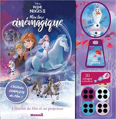 okumak Disney La Reine des Neiges 2 - Mon livre cinémagique (Elsa sur cheval)