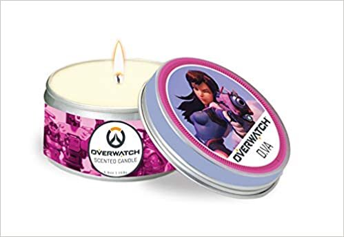 okumak Overwatch: D.V.A Scented Candle (2 oz.): 5.6 oz: Large, Cinnamon