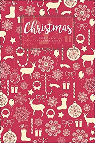 okumak Christmas Address List and Card Planner: Alphabetical 10 Years A-Z Tabs Personalized Gift Track Receive Sending Personal Logbook