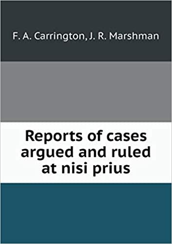 okumak Reports of cases argued and ruled at nisi prius