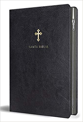 okumak Biblia Reina Valera 1960 letra grande. Símil piel negro con cremallera / Spanish Holy Bible RVR 1960. Large Print, Black Leathersoft, with Zipper